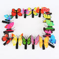 Cute Butterfly Hair Clip for Girls Mix Colors Plastic Fashion Design Hair Accessories