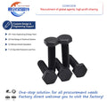 High Strength M10 Steel Hexagonal Bolt Din931 Din 933 Standard Plain Finish Available in Various Lengths