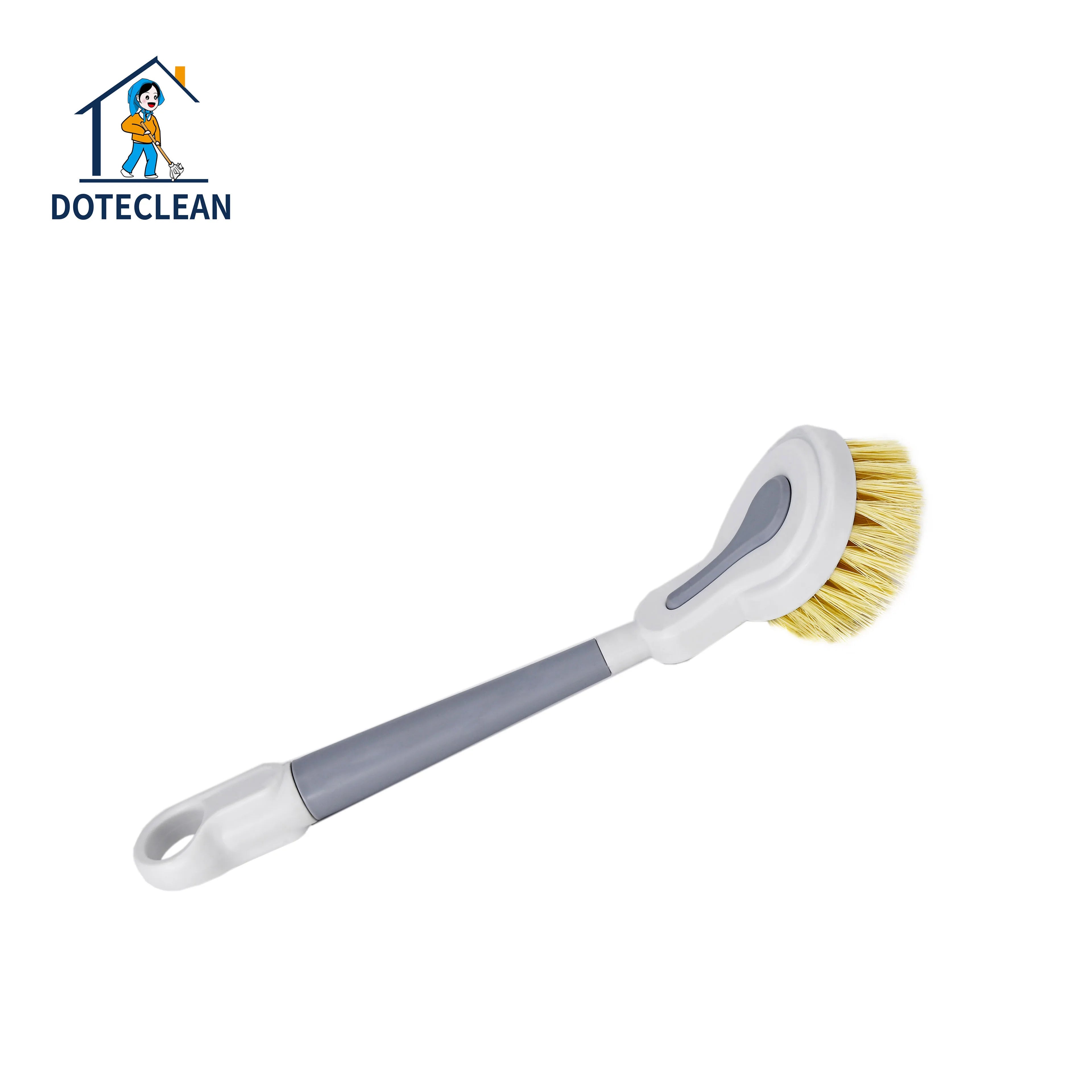 Minimalist Style Long-Handle Brush New PP Material for Kitchen Cleaning for Washing Pots Pans and Keeping Hands Non-Dirty