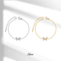 HOVANCI Fashion Butterfly Bracelet Jewelry Women Bulk Butterfly Shines Bracelet Chain for Women and Bracelets