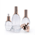 Luxury Cosmetic Package 30ml Essential Oil Ampoule Glass Serum Bottles with Dropper