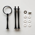 Black Fancy Cake Stand Handles and Fittings 3 Tier Cake Stand Hardware