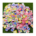 100Pcs/Lot Colorful Cute Flowers Square Brick Blocks Flatback Resin Cabochons Scrapbook DIY Jewelry Making Findings Supplier