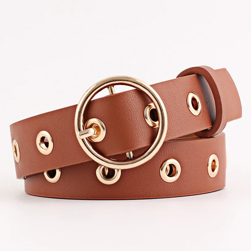 Factory OEM Wholesale Fashion Casual Women Belt Pu Leather Belts