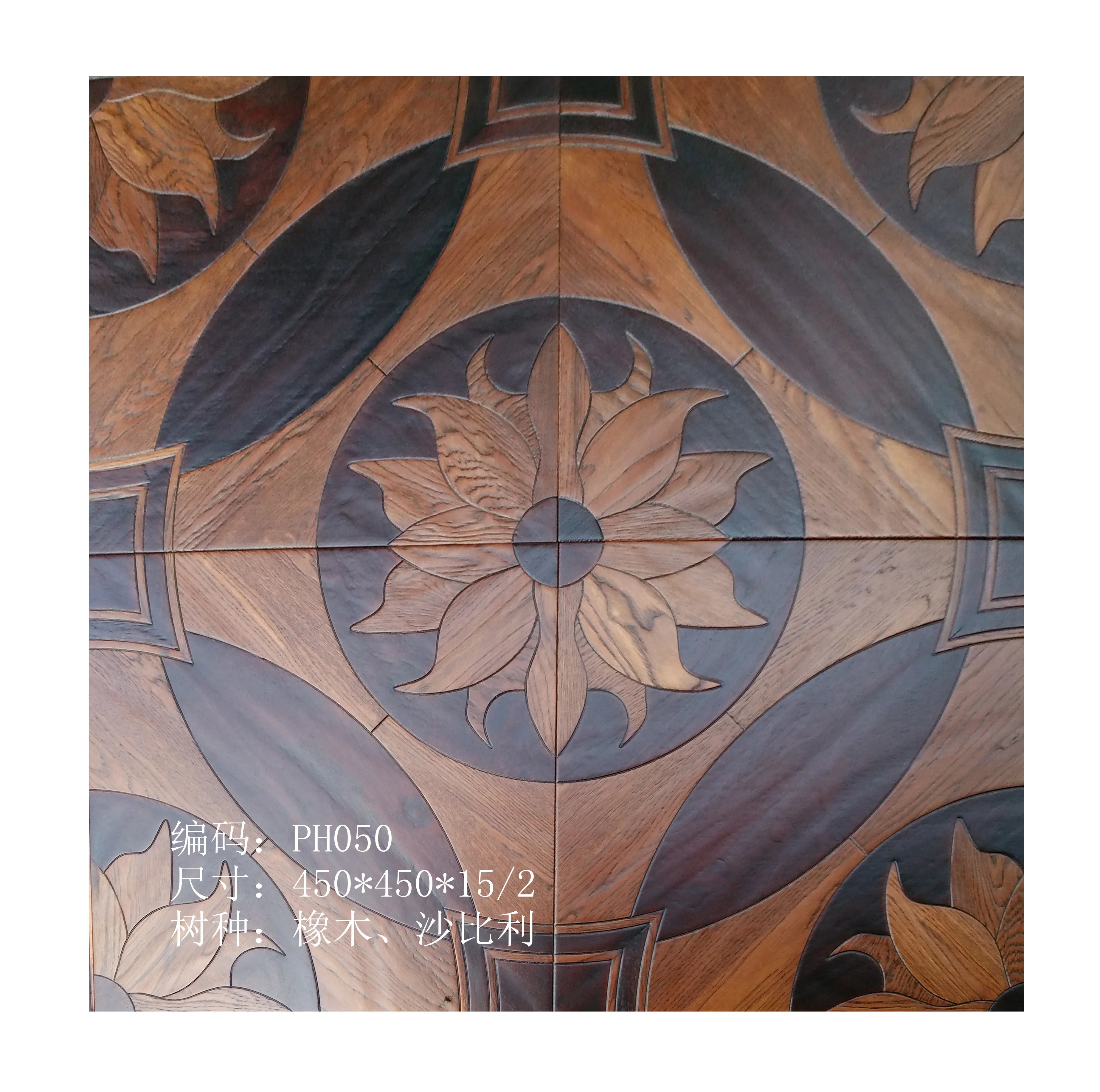 Modern Design Multilayer Engineered Flooring 15mm Thick AA Surface Grading Luxury Teak Wood Mosaic Parquet Smooth Oak for Indoor