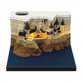 Factory Custom Harry Magic Castle Memo 3D Paper 3D Building Model Paper Holiday Gift 3D Memo