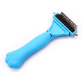 Manufacturer Custom Stainless Steel 23+12 Teeth Pet Cat Dog Hair Dematting and Deshedding Grooming Comb Rake Brush Tool