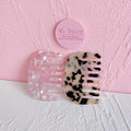 MiDairy 4mm Thickness Colorful Acetate Pocket Combs Set Convenient for Travel Use