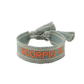 Zodiac Woven Friendship Wrap Embroidery Bracelets Twelve Constellations Horoscope Adjustable Rope Braided Bracelets