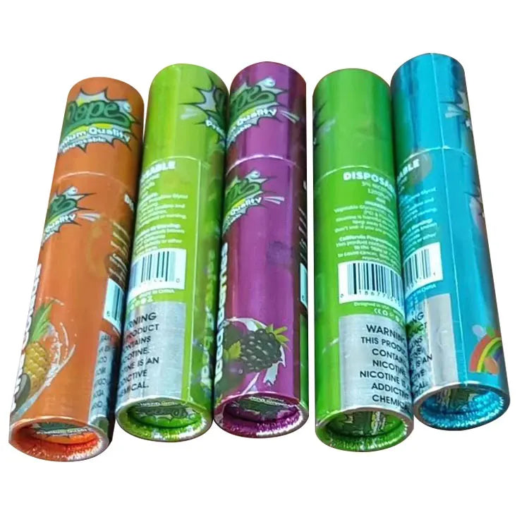 Oem Cardboard Cylinder Round Printed Electronic Packaging Box Paper Cans