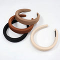 Twill Hair Band Wide Sponge Headband Face Wash Solid Color Hair Hoop Women Fashion Hair Accessories