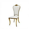 Luxury Stainless Steel Chairs  Furniture Metal Modern  Dining Chair  Banquet Wedding Chair for Wedding Event Party Gold