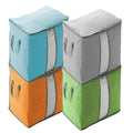 Multifunctional Waterproof Bedding Bag Foldable Partial Transparent Underbed Pouch Box Clothing Storage Case Storage Boxes Bins