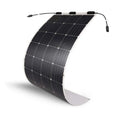 Portable 100W/200W Flexible Solar Panel CPC ETFE Monocrystalline Silicon IP68 Black Photovoltaic Cell for Balcony Camp