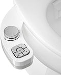 AQUEVIAN OEM/ODM Modern Design Self-Cleaning Slim Dual Nozzles Bidet Attachment for Toilet Cold Hot Water Non-Electric Apartment
