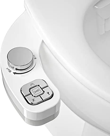 AQUEVIAN OEM/ODM Modern Design Self-Cleaning Slim Dual Nozzles Bidet Attachment for Toilet Cold Hot Water Non-Electric Apartment