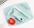 3 Pcs Ceramic Knives Kitchen Knives Set Ceramic Knives Peeler Cutting Board Home Kitchen Quality Cooking Tools Accessories