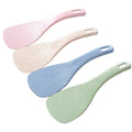 2022 New Can hang Kitchen Accessories Wheat Straw square Rice Spoon Biodegradable Reusable Wheat Rice Spoon