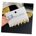 3Pcs/Set Retro Style Gold Color Hoop Earrings Set for Women Jewelry Wholesale