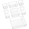 Wholesale 7 Piece Set Plastic Socks Jewelry Storage Container Organizer Storage Boxes
