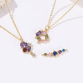 14K Gold Plated Cubic Zirconia Jewelry Pendant Charm for Jewelry Making