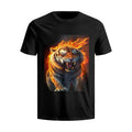 Dropship Custom HD Tiger Printed Essentials Women's Classic Fit Short Sleeve Crew Neck Gym T Shirt Heat Transfers for T-shirts
