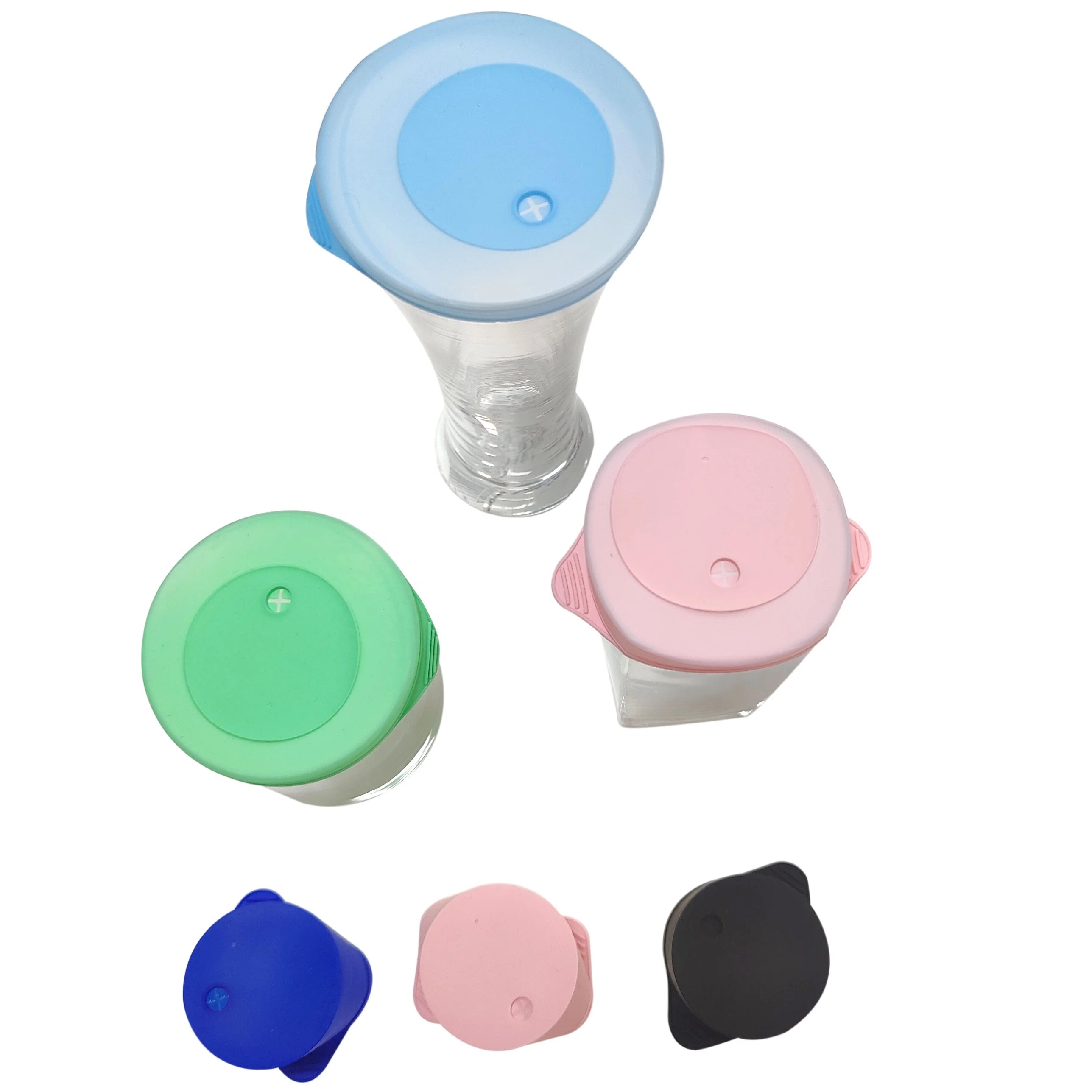 Custom Logo BPA Free Easy to Clean Durable Food Grade Silicone Cup Cover Cup Lids