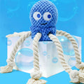 Interactive Dog Toys Octopus Turtle Canvas Durable Toy Tooth Cleaning Cotton Rope Pet Toy