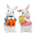 Creative Easter Bunny Ornaments Cute Bamboo Crafts Modern Design First Minister Home for Cafe Courtyard Garden Home Decorations