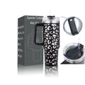 Customized Stainless Steel Double Wall 40oz Travel Tumbler Handle Eco-Friendly Minimalist Design Vacuum Insulated Lid 6-12 Hours