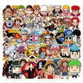 50Pcs One Pieces Treasure Luffy Japan Cartoon Laptop Stickers For Bottle Phone Case DIY Decoration Vinyl Anime Sticker
