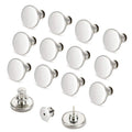 WYSE Metal Buttons for Jean  Pins No Sew Instant 17mm Replacement Button Adjustable Pants Buttons Kit