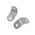 Small Iron Zinc Plated 2-Hole L-Shaped Corner Brackets Durable Hardware 10x15x15mm TAIYAN Brand for Art Picture Frames Wall