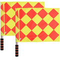 Bandera Customize Athletic Soccer Referee Linesman Flag Storage Bag Sports Match Football Training Diamond Square Referee Flags
