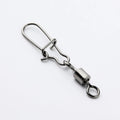 White Bright Stainless Steel Fish Buckle Pin Pin Luya Pin Connector Reinforced Swivel Snap Hook Strong Pull Fishing Gear