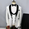 Popular Banquet Wedding Suit Groomsmen Groom Three-piece for Wedding Plus Size Men's Suit