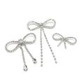 Wholesale Bow Shape Rhinestone Brooch Metal Rhinestone Brooch Pin for Wedding Invitation Decoration
