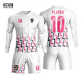 HOSTARON Custom Long Sleeve Adult Suits Seamless Breathable Soccer Sports Goalkeeper Football Uniforms Football Goalkeeper Set