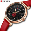 CURREN 9078 Top New Fashion Casual Women Watches Elegant Leather Quartz Female Wristwatch Ladies Gifts Clock  Gift