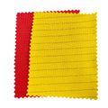 Allesd 260GSM CVC Knitted Yellow Red Antistatic ESD Polyester Fabric