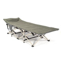 HITREE Wholesale Steel Frame Cot Easy Folding Basic Reclining Collapsible Single Sofa Bed