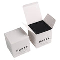 Wholesale Empty Candle Jars with Lid Boxes Packaging Plain Paper with Black Embossing Logo Matt Lamination Printing Handling
