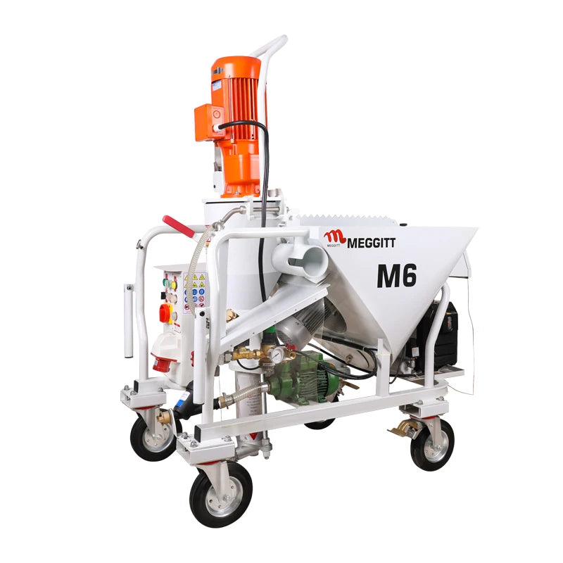 M6 With CE Mortar Wall Sprayer Engineer Contractor Gypsum Plaster Spraying Machine Sprayer
