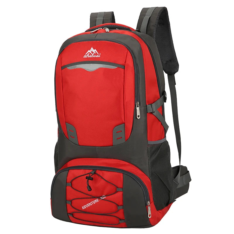 Custom logo 40L 60L 80L Waterproof Lightweight Hiking Camping Travel Backpack for Men Women