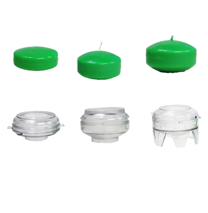 Ball Plastic Candle Mold for Floating Candle and Non-dripping Wax Discs Making Wedding Floating Candle Molds