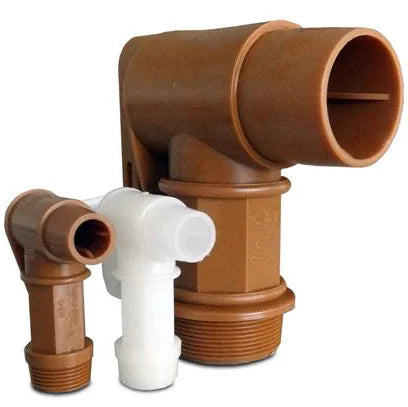 Faucet Valve Polyethylene ( PE ) Drum Barrel Faucet 3/4" BSP Pail Tap and 2" BSP Tank Spigot