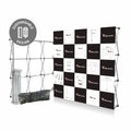 Custom Portable Pop-Up Backdrop Display Aluminum Alloy and Velcro Tension Fabric for Events for Exhibitions