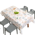 European-Style Modern Customizable Waterproof and Oil-proof Square PVC Tablecloth for Dining Room Kitchen Bedroom