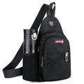 Waterproof Headphone Jack Chest Bag Men's Lightweight Mobile Phone Shoulder Bag Chest Sling Bag Shoulder