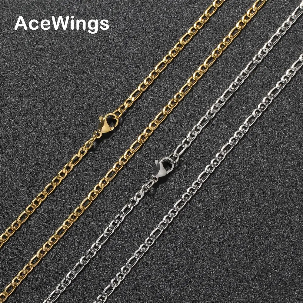 SC010   3mm 16" 18" 20" 22" 24"  Stainless Steel Chain Hip Hop Chain Necklace